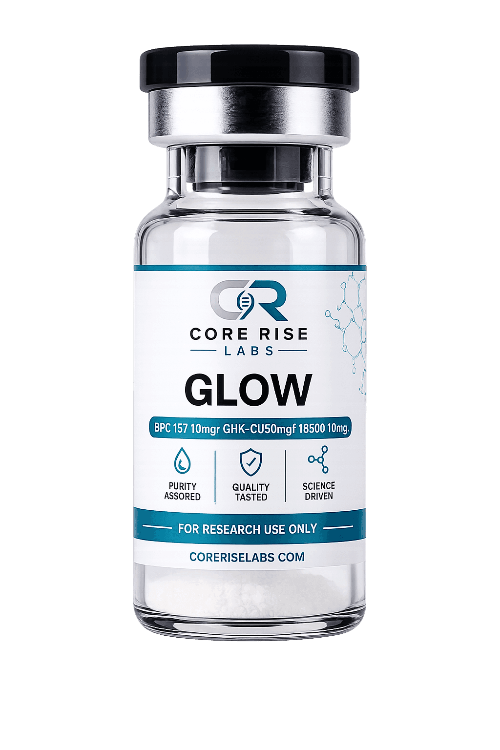 GLOW (BPC157 10mg + GHK-CU 50mg + TB500 10mg)